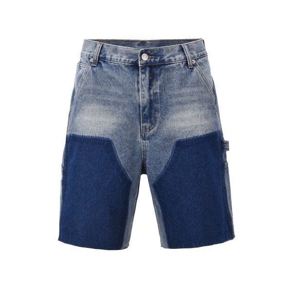 Belleza Blaue Carpenter Shorts Damen – Robuste Denim Kurze Hose für Sommer Style
