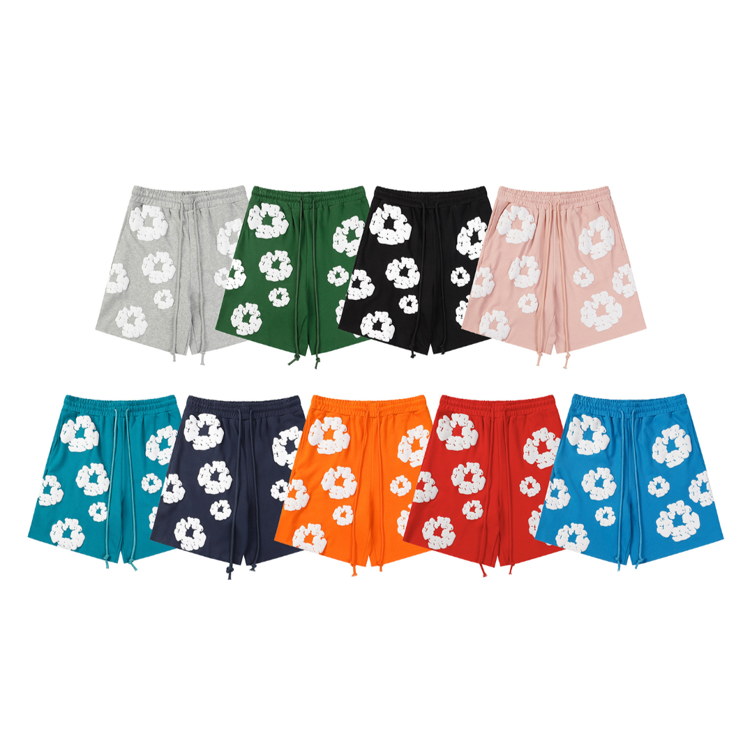 Blumen Kurzarmshirt 100% Baumwolle