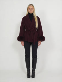 Bella Léa wool coat braun