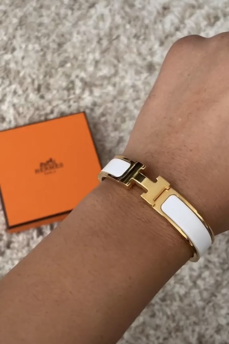 Weisses Helen Armband Edelstahl
