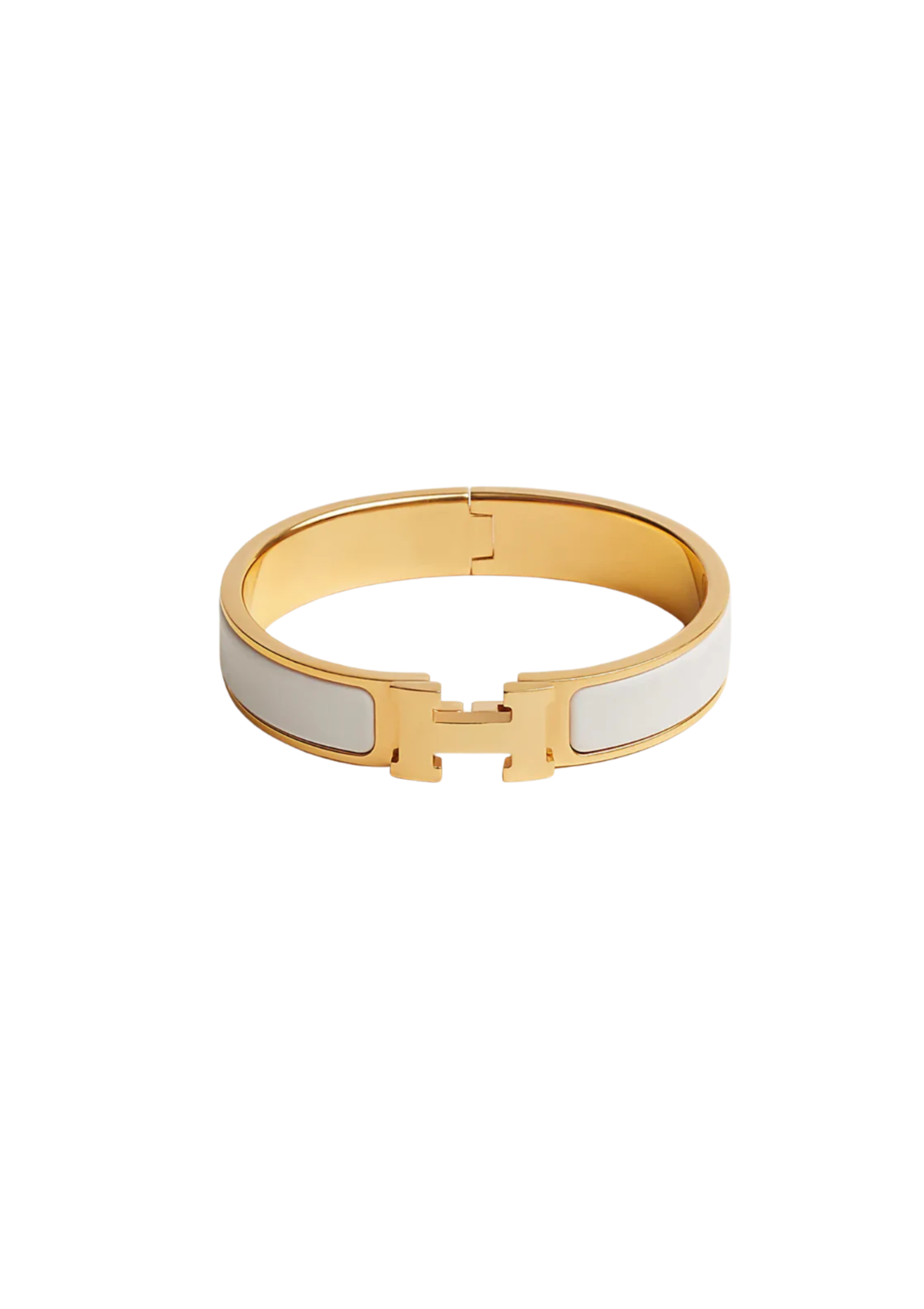 Weisses Helen Armband Edelstahl