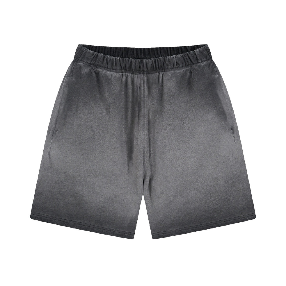 Stylische Washed Grau Baumwoll-Shorts für Herren – Lässiger Relaxed-Fit Sommerlook