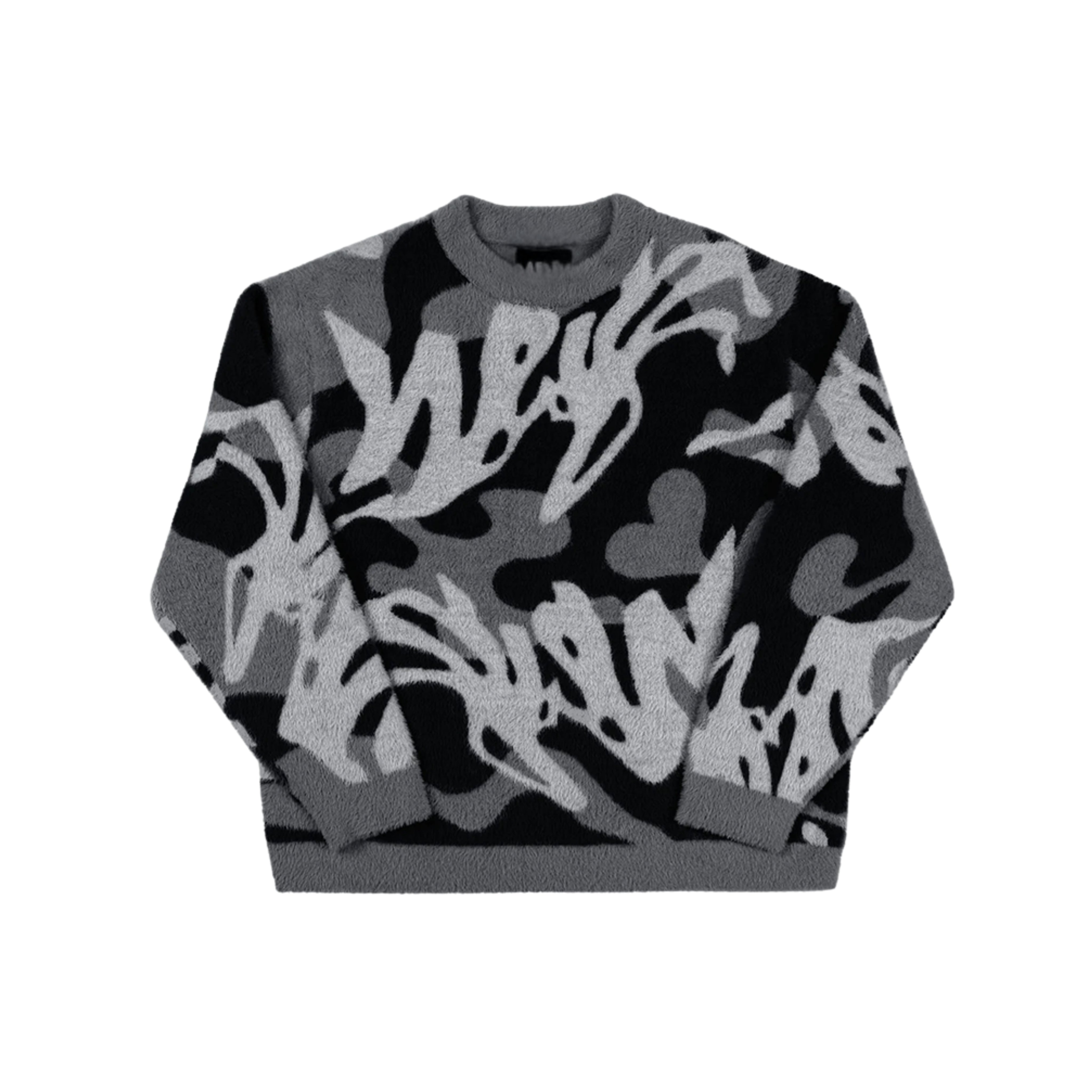 Gemütlicher Camo Fluffy Pullover für Herren & Damen – Weich, Warm, Entspannter Schnitt