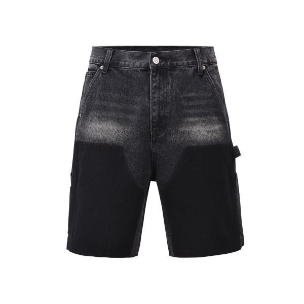 Platino Herren Zimmermanns-Shorts: Robuste Schwarz Baumwolle für Lässigen Stil