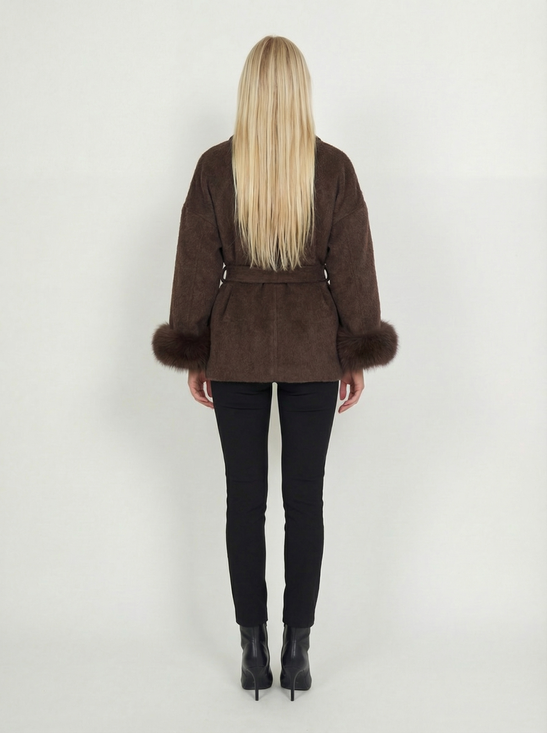 Bella Léa wool coat braun