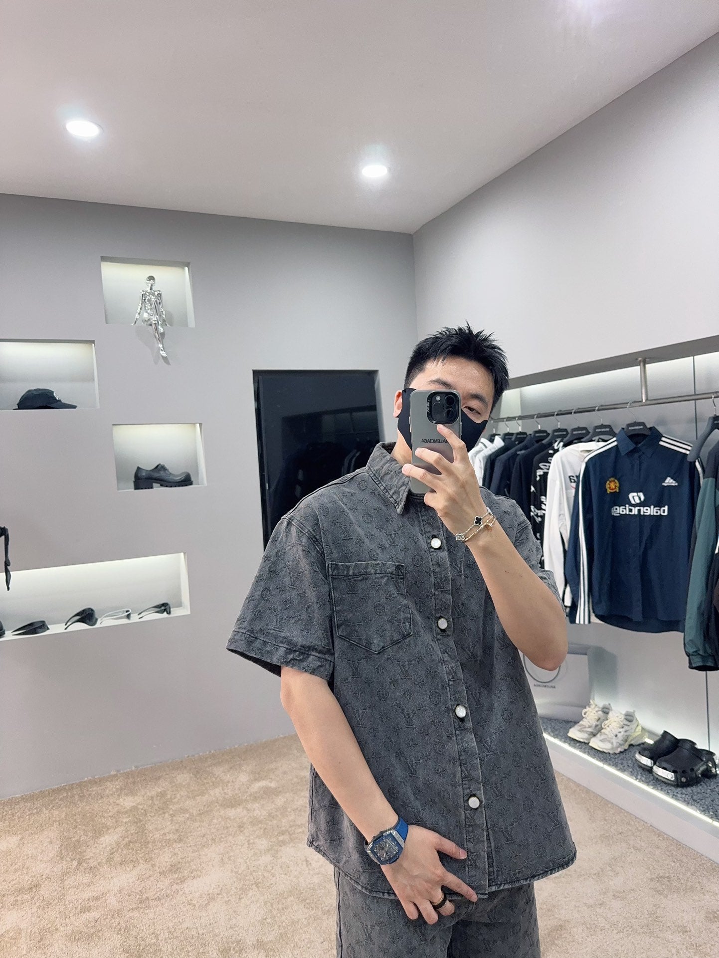 kurze L Jeans Jacke