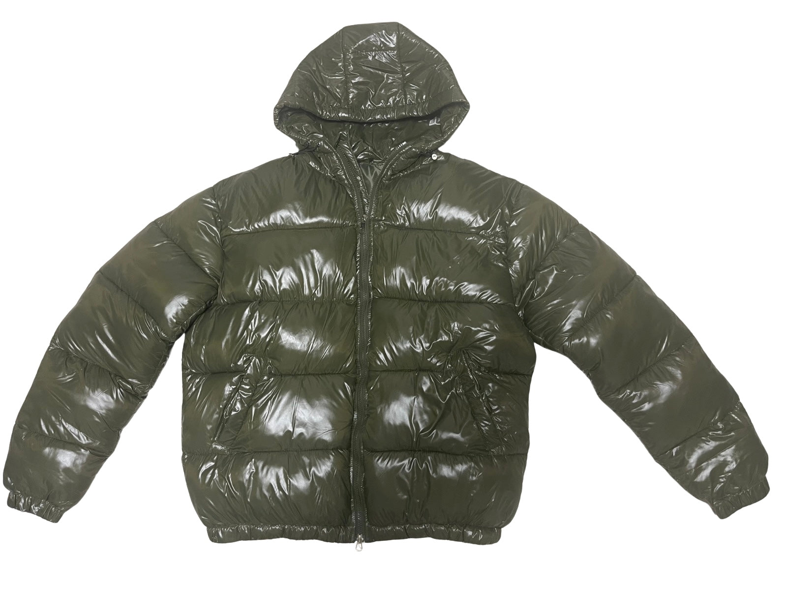 Viral Bella Léa Pufferjacke - Unisex schwarz, rot & grün
