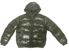 Viral Bella Léa Pufferjacke - Unisex schwarz, rot & grün