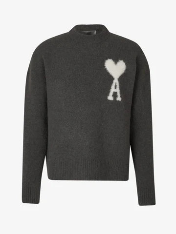 Kuscheliger Herz-Sweater: Warmer Mohair-Mischung Pullover für Damen in vielen Farben
