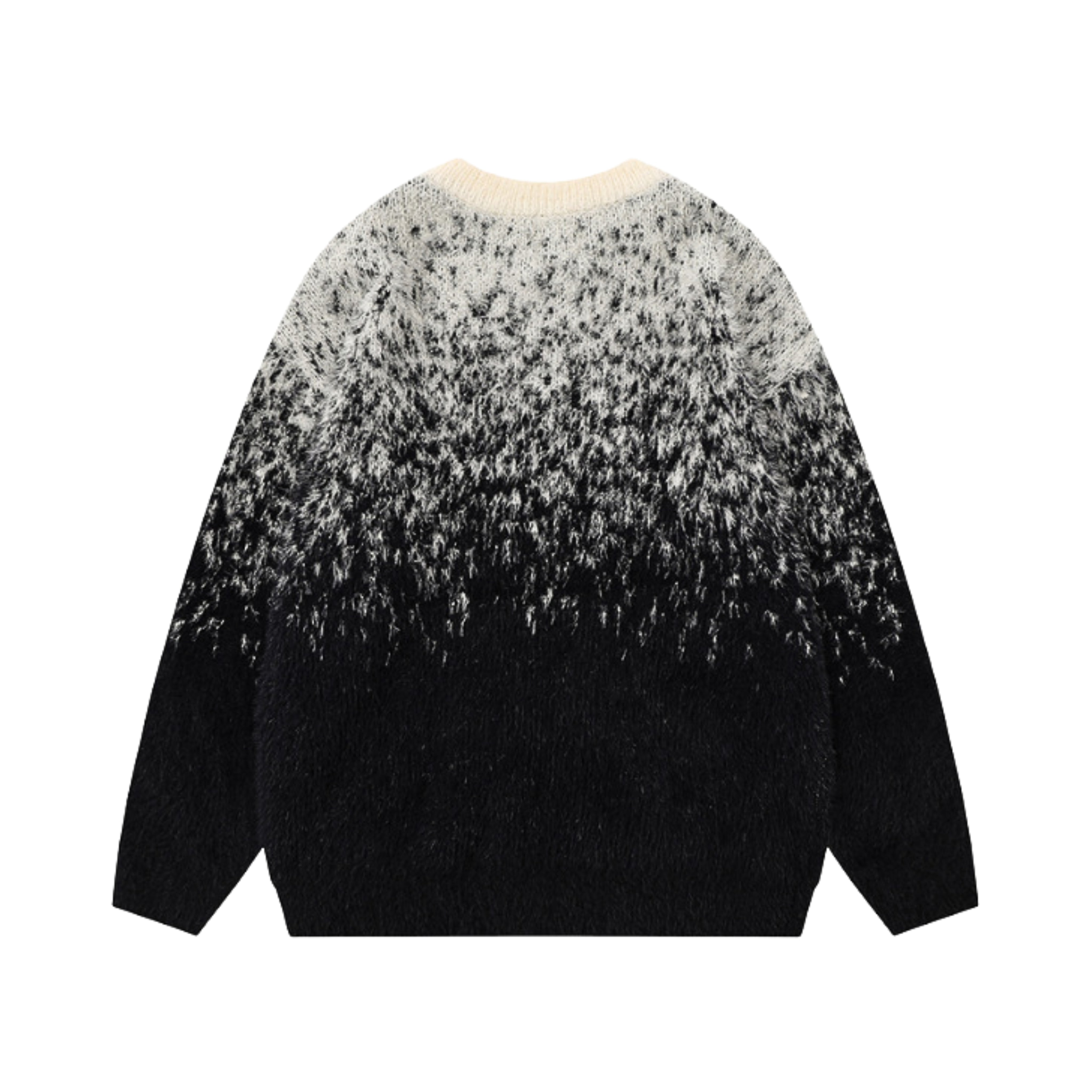 ASTRA Strickpullover: Stylischer Farbverlauf, Stern-Emblem, Kuschelig Warm für Winter