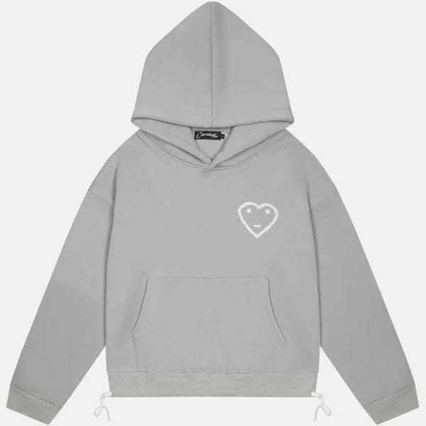 Gemütlicher Grauer Sicko-Trainingsanzug: Stilvoller Komfort für Freizeit & Sport