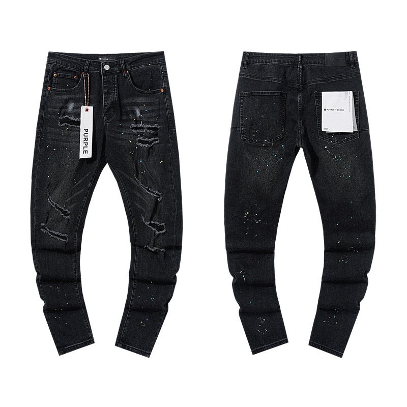 Purple Brand Designer Slim Fit Stretch Herren Jeans – Komfortable Denim Hose