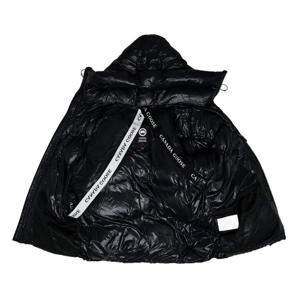 Glänzende Damen Steppjacke Puffer Top Moderne Warme Wasserabweisende Winterjacke