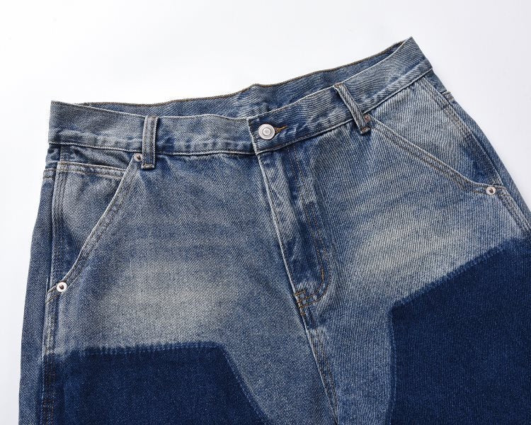 Belleza Blaue Carpenter Shorts Damen – Robuste Denim Kurze Hose für Sommer Style