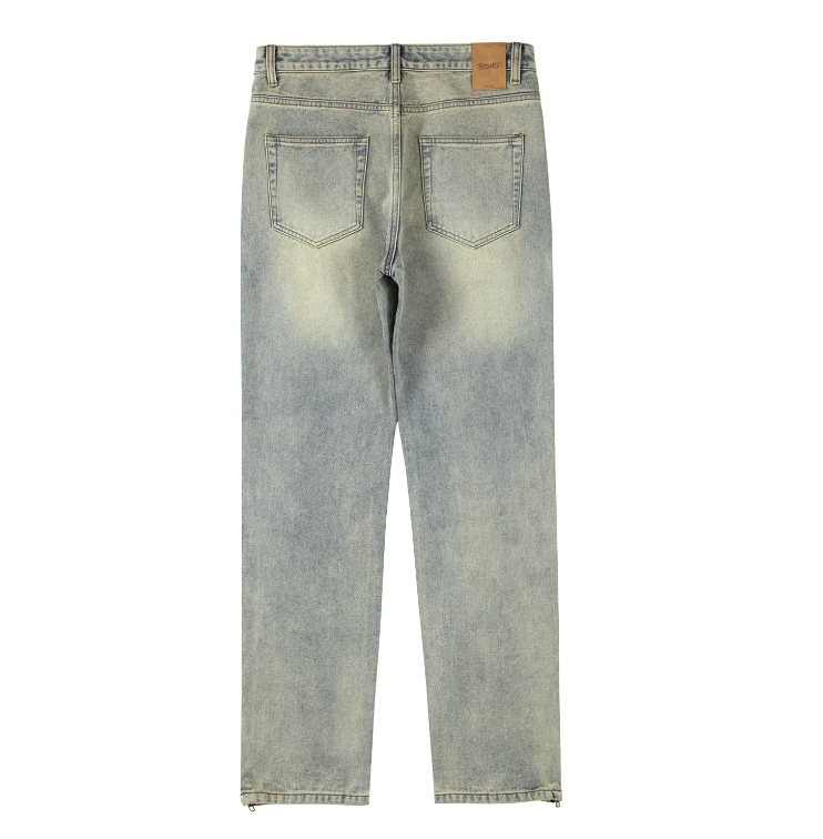 Aria Zip Denim Hose