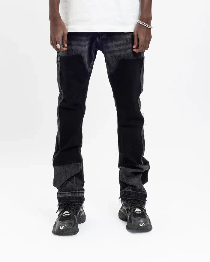 NATAVO Ausgestellte Denim Jeans: Bequeme Passform, Stylischer Flared-Look, 100% Baumwolle