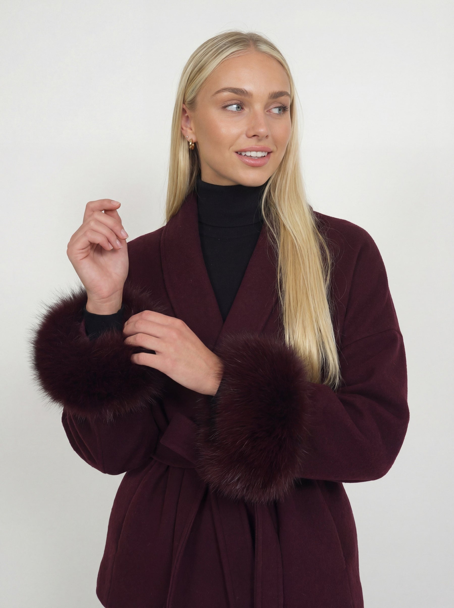 Bella Léa wool coat braun