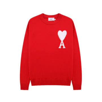 Kuscheliger Herz-Sweater: Warmer Mohair-Mischung Pullover für Damen in vielen Farben