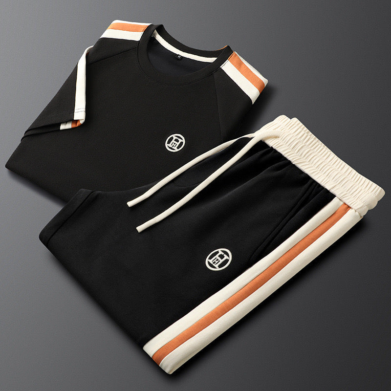 Hermes Stil Komfort Freizeitanzug - Luxuriöses Kapuzenpullover & Jogginghose Set