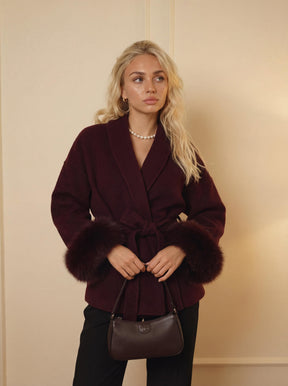 Bella Léa wool coat braun