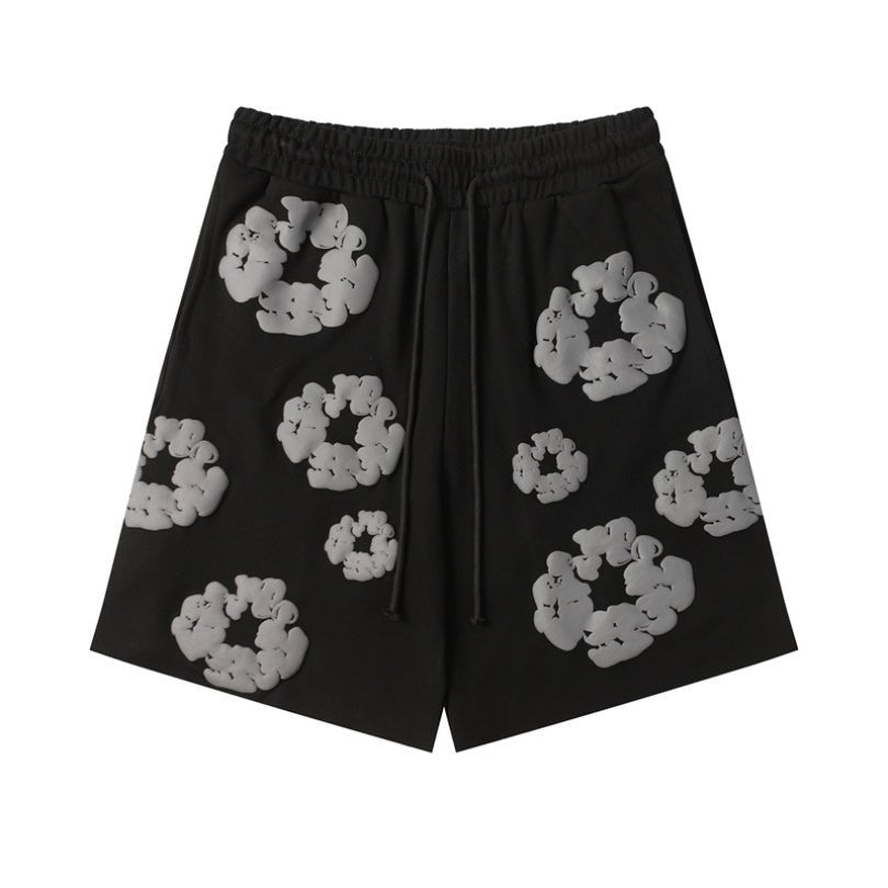 Schwarzes Denim-Set