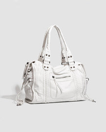 SOERA Tanja Schultertasche Damen aus veganem Leder in Schwarz