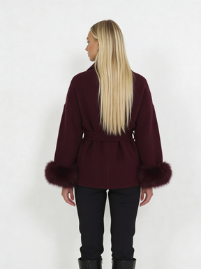 Bella Léa wool coat braun